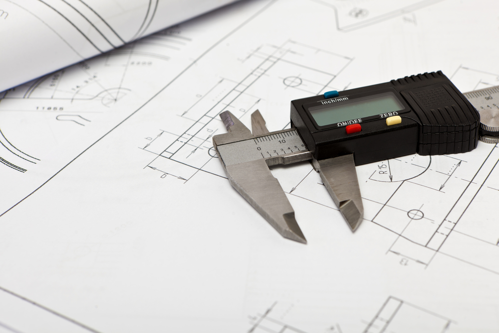 Caliper,Technical,Drawing